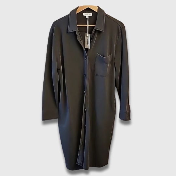 Grace and Lace Fleetwood Terry Duster Jacket Grey M NWT - Picture 3 of 9